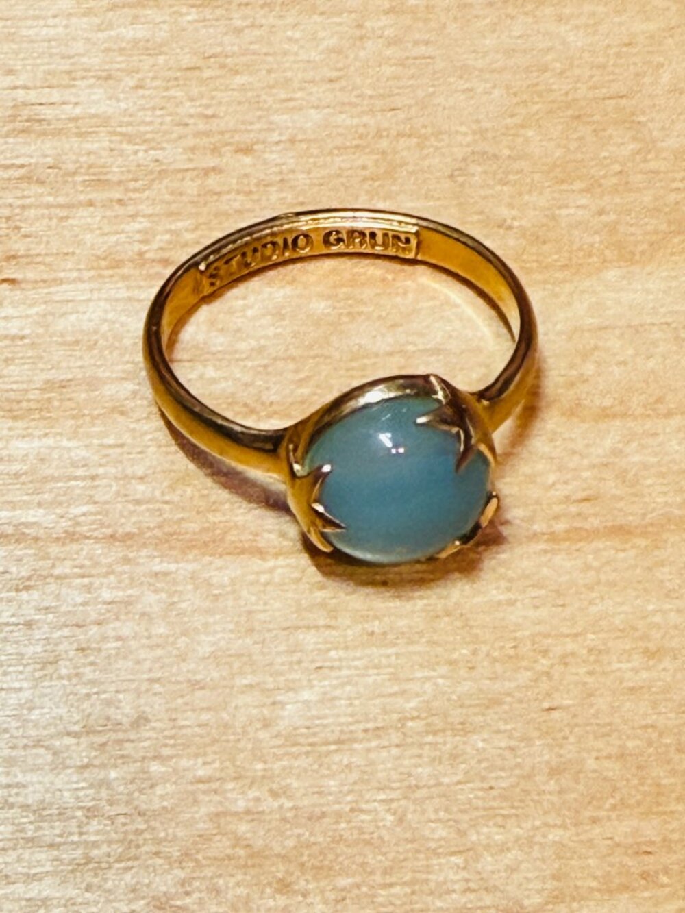 Studio Grun Under the Stars Ring - Size 7 - Chalcedony - Picture 3 of 3